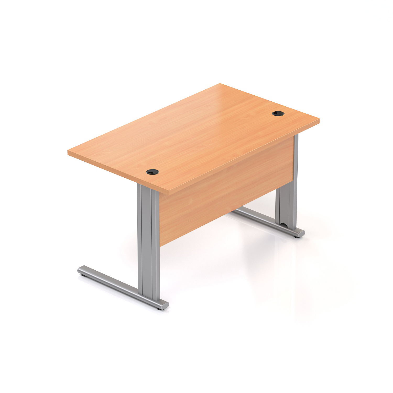 Kancelářský stůl Komfort, kovová podnož, 120x70x76 cm - BPR12 11