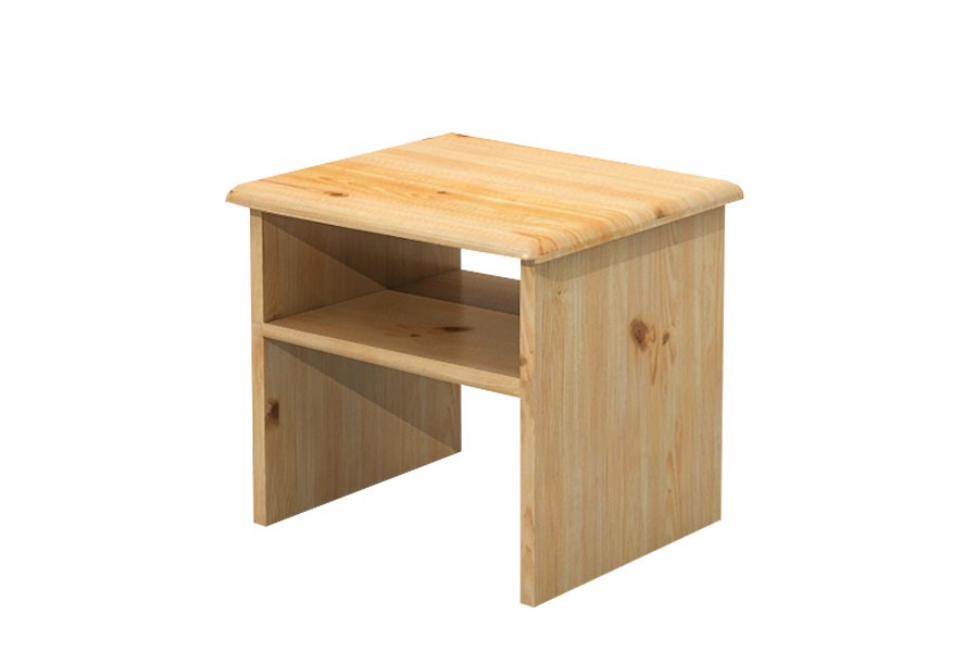 Bradop Noční stolek, masiv smrk B711