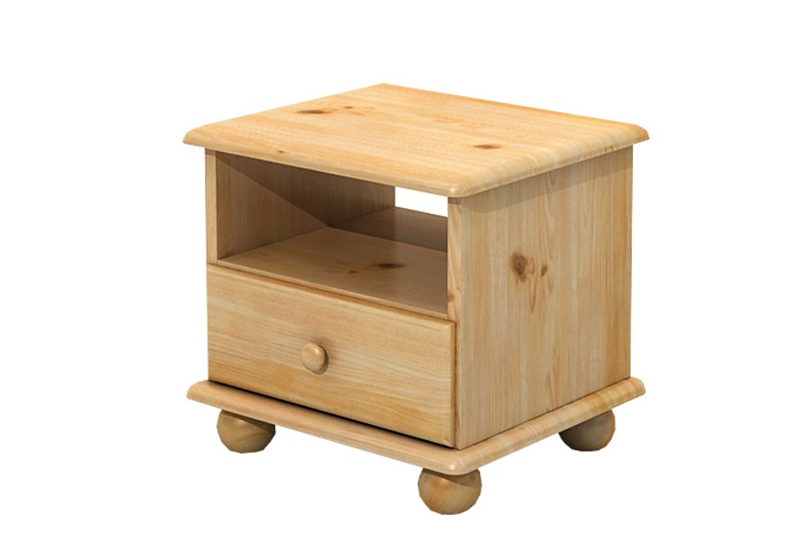 Bradop Noční stolek, masiv smrk B818