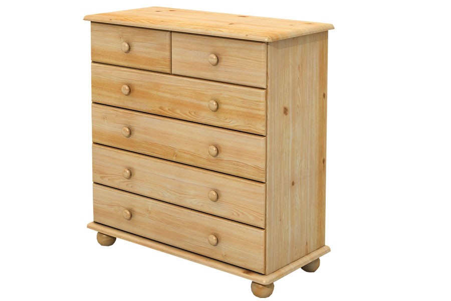 Bradop Komoda 2+4 zásuvky, masiv smrk B836