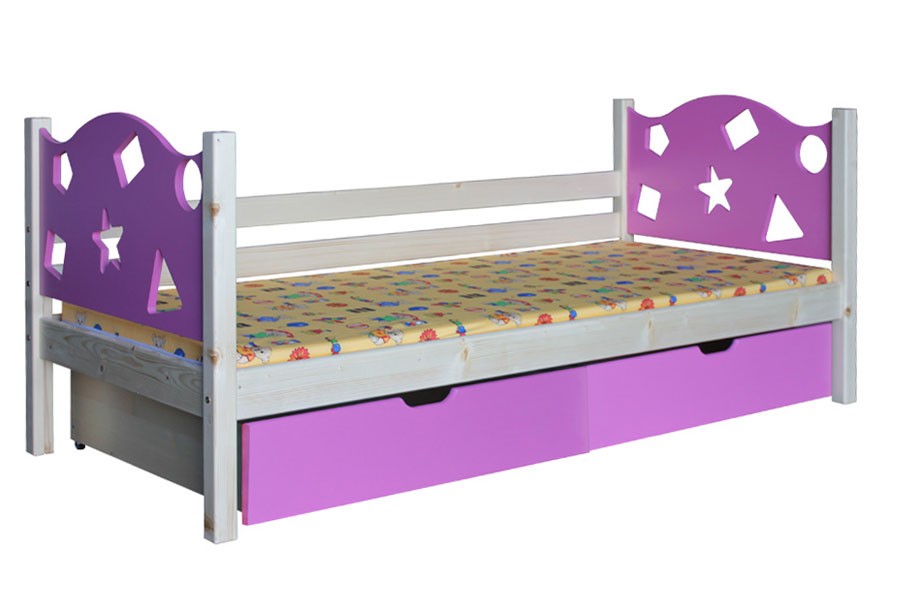 Bradop Dětská postel VIOLA (90x200cm) B446-90x200