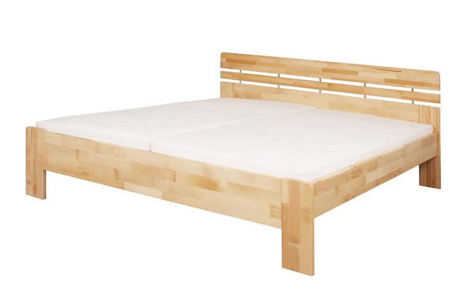 Bradop Manželská postel DANIELA 160 x 200, masiv buk L045