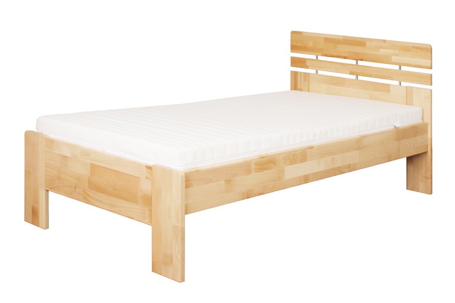 Bradop Jednolůžková postel DANIELA 90 x 200, masiv buk L044