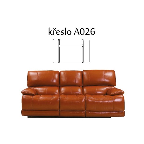 Bradop Relaxační křeslo JESSICA, kožené polohovací A026