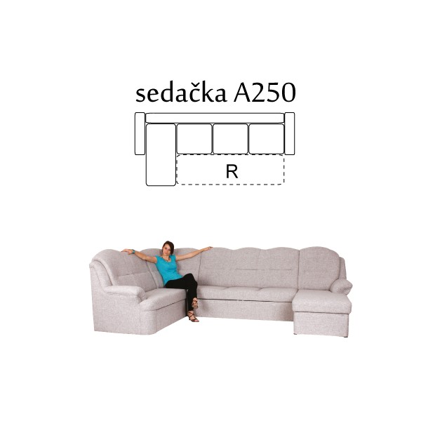 Bradop Sedací souprava BONDY, rohová A250