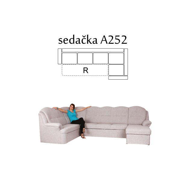 Bradop Sedací souprava BONDY, rohová A252