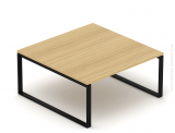 Konferenční stůl EPIC (více os.), 160/180cm, ocelová podnož O, (deska v celku)