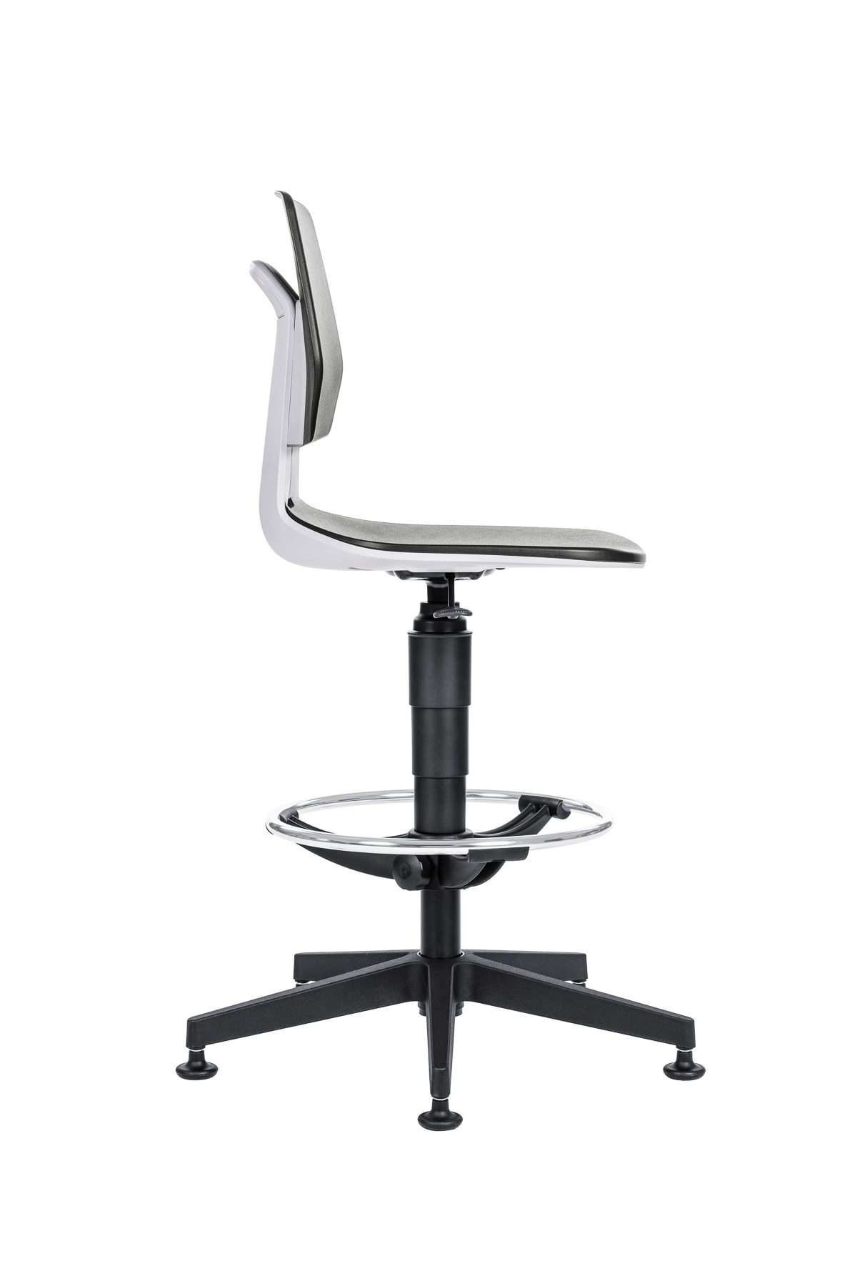 Kancelářská židle 1260 ALLOY RAM SEDY PL.CERNY B.PLAST EXT KLUZ