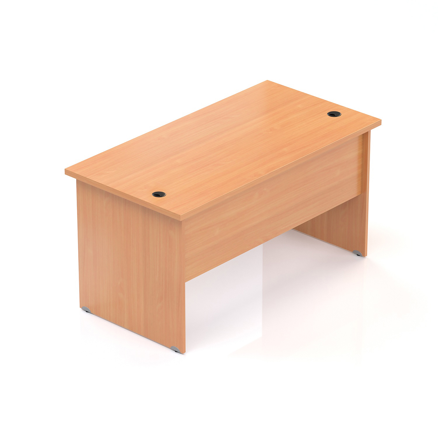 Kancelářský stůl Komfort, dřevěná podnož, 140x70x76cm - BKA14 11
