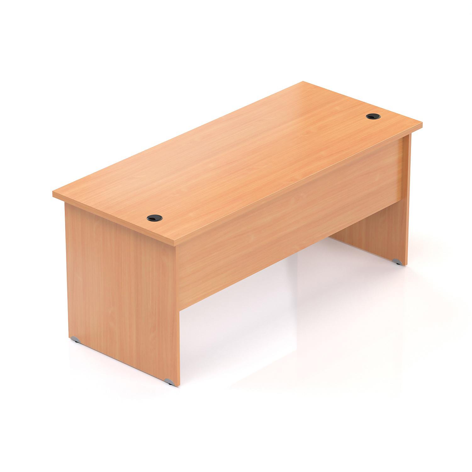 Kancelářský stůl Komfort, dřevěná podnož, 160x70x76 cm - BKA16 11