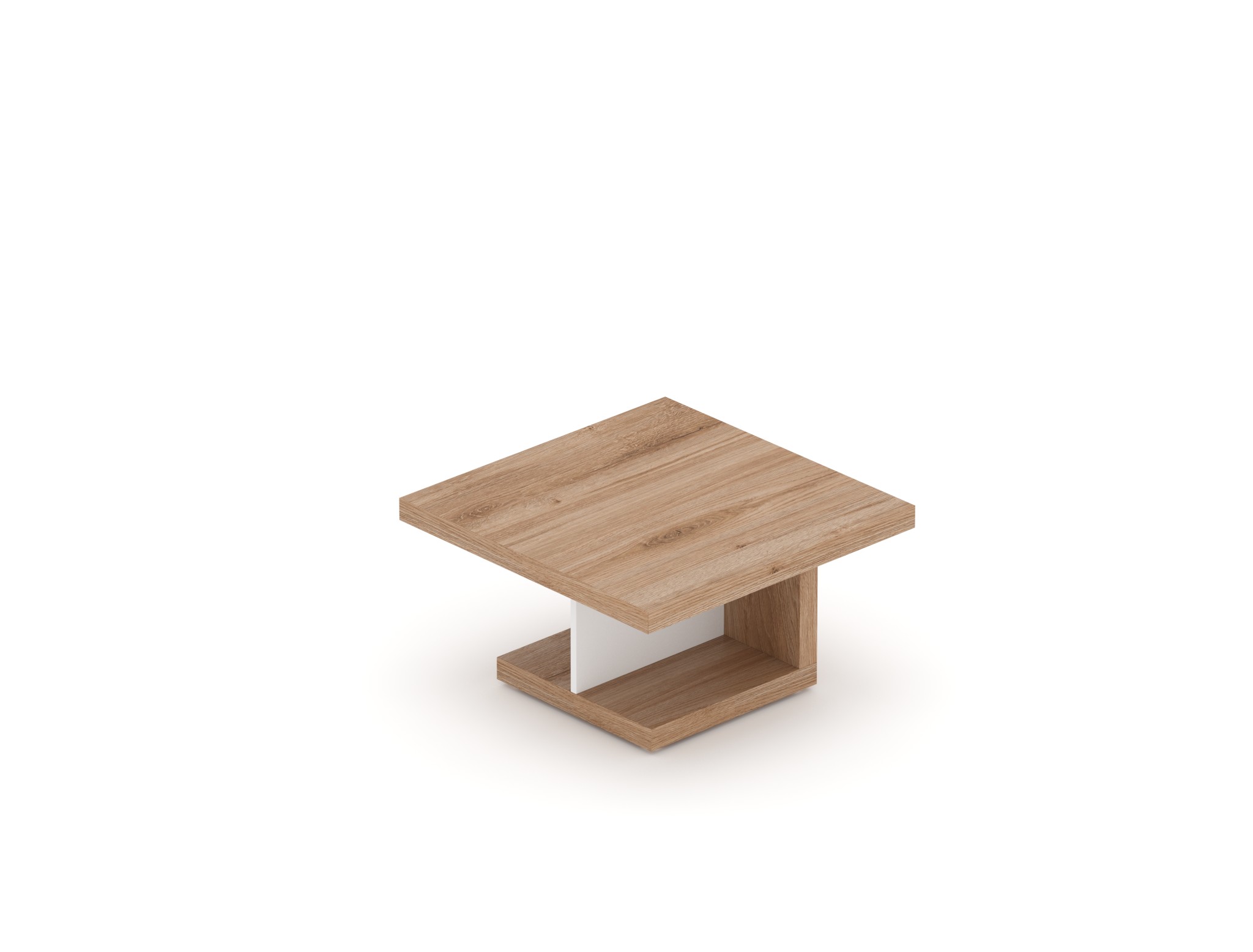 Manažerský konferenční stolek SOLID, čtvercový 80x80cm, výška 55cm