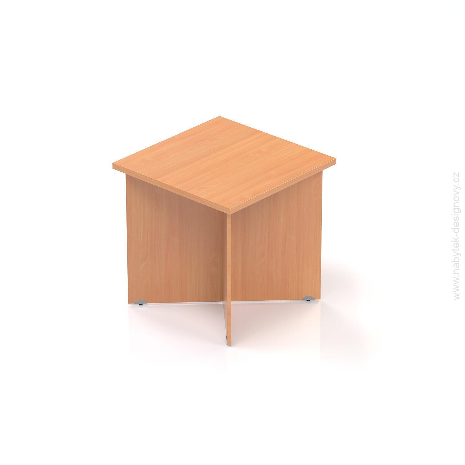 Konferenční stůl Komfort, dřevěná podnož, 70x70x76 cm - SKA34 11