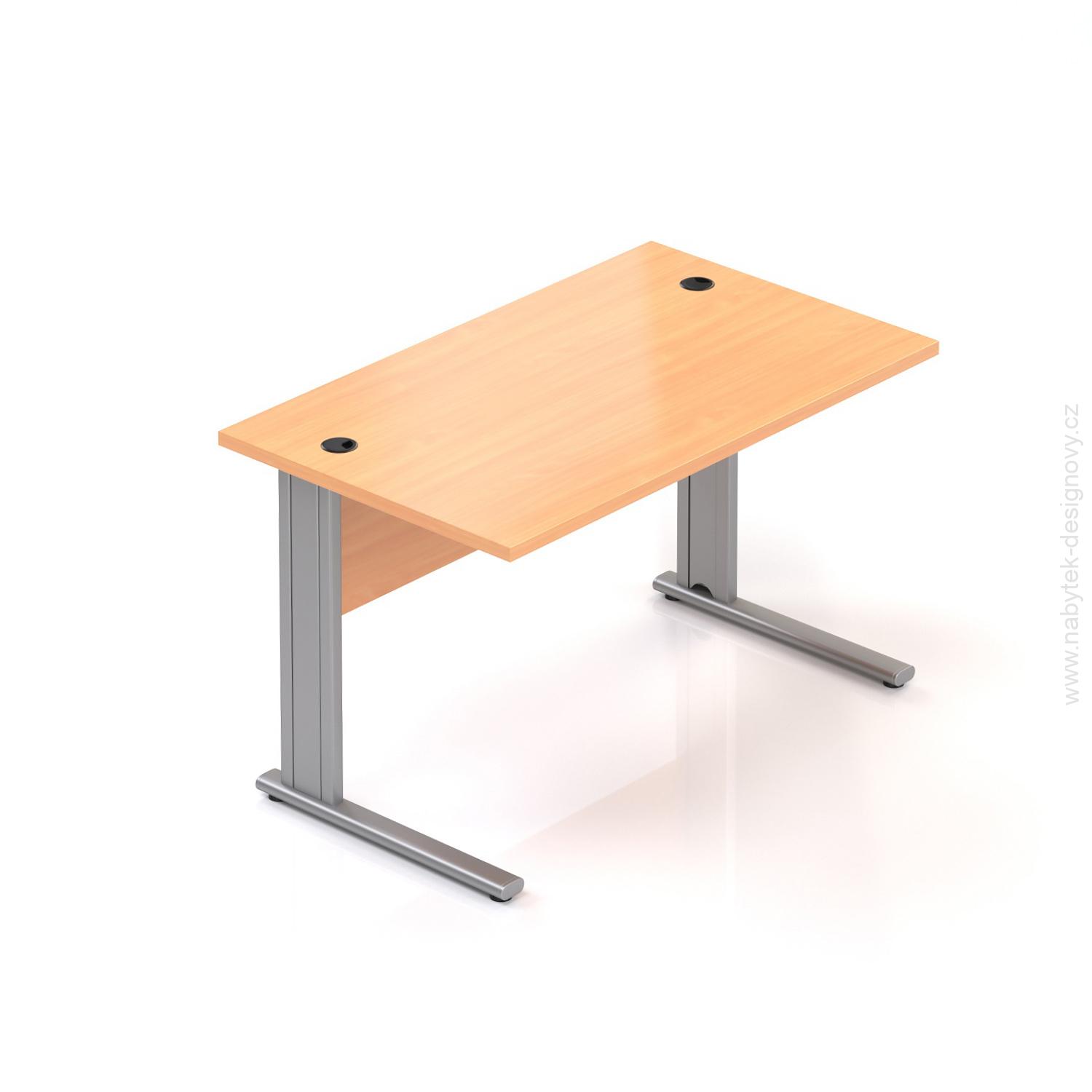 Kancelářský stůl Komfort, kovová podnož, 120x70x76 cm - BPR12 11