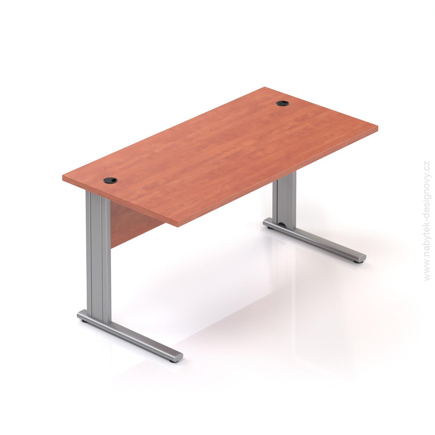 Kancelářský stůl Komfort, kovová podnož, 140x70x76 cm - BPR14 03