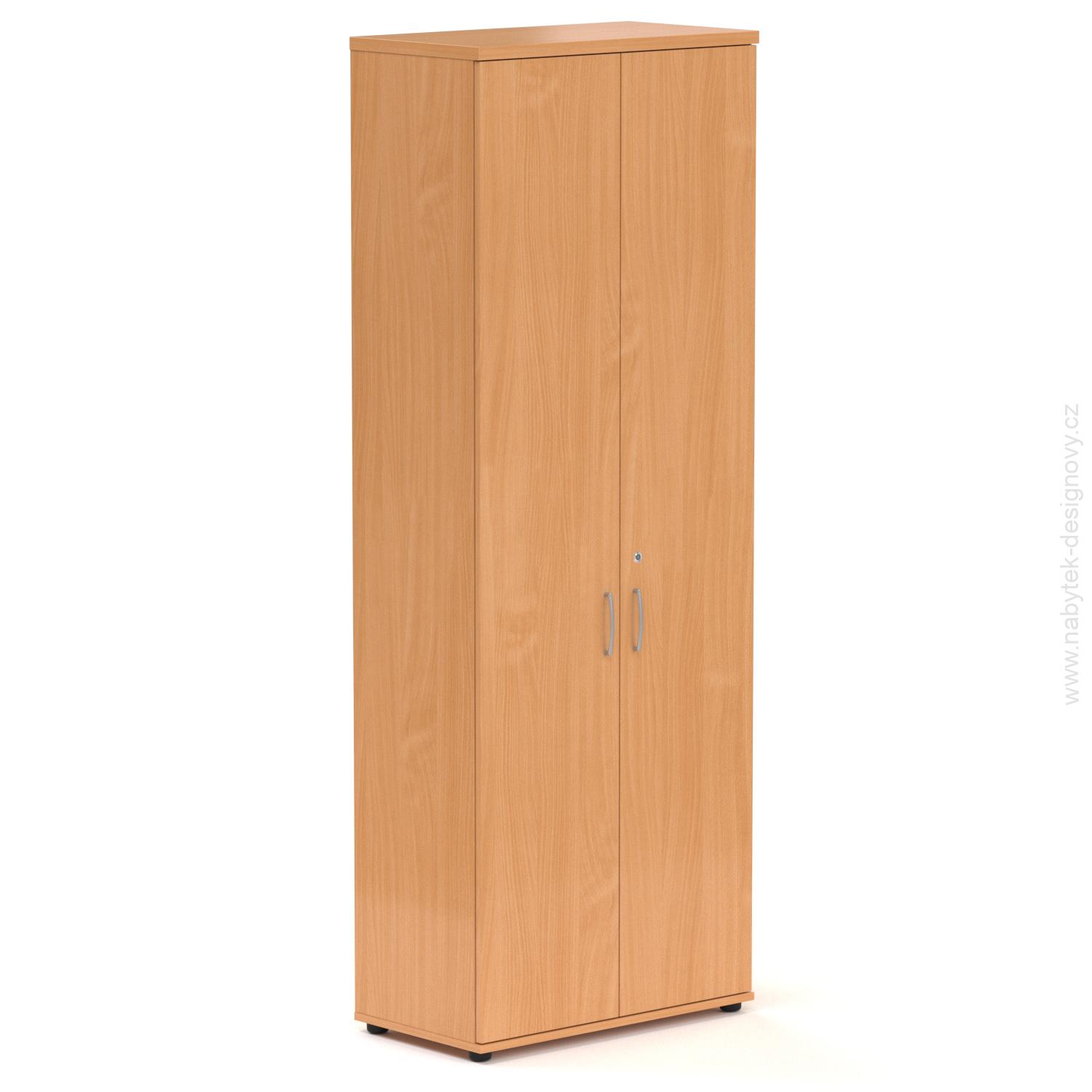 Kancelářská skříň Komfort, 80x38,5x218,5 cm, dveře 5/5  - S686 11