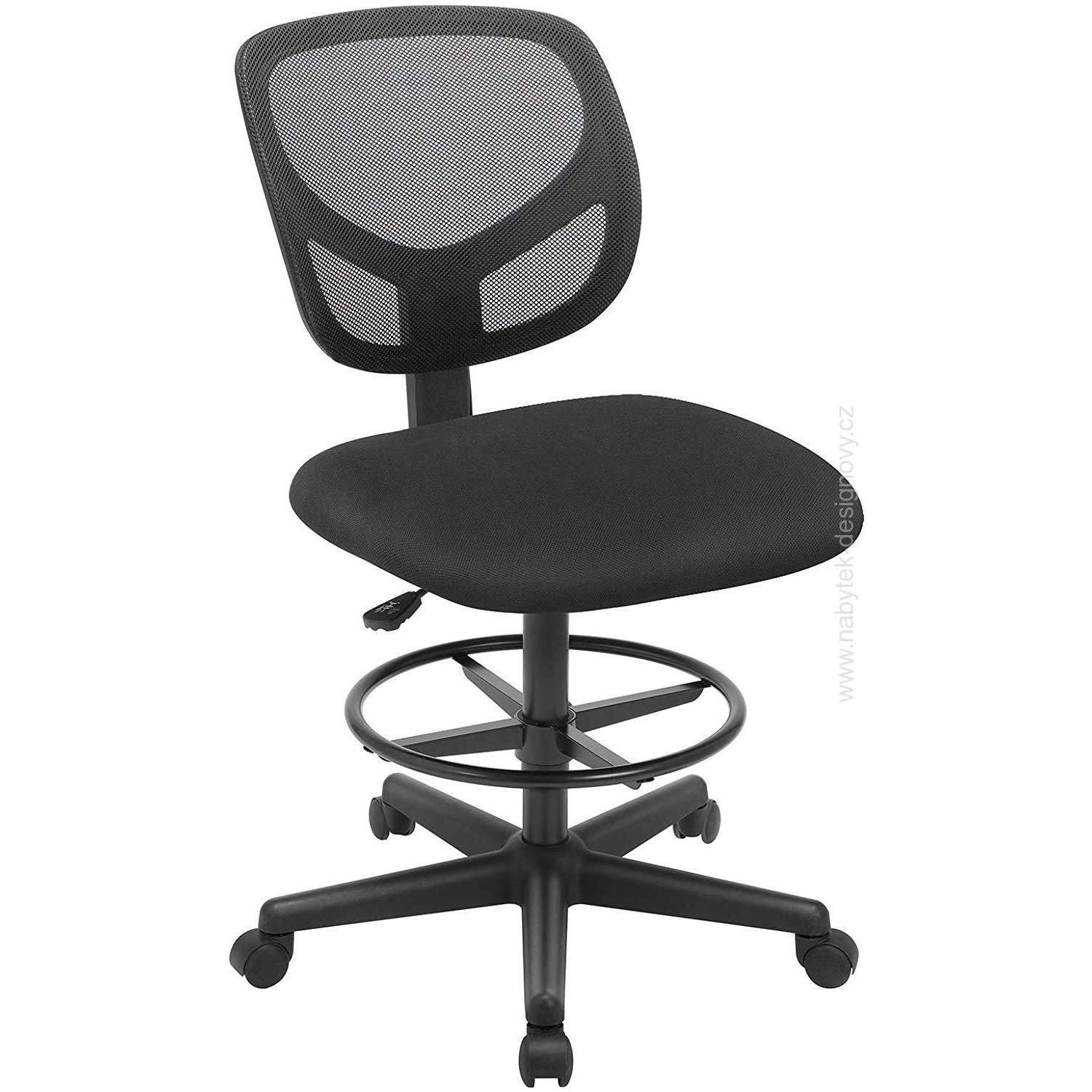 Kancelářská židle STUDIO, s opěrkou na nohy
