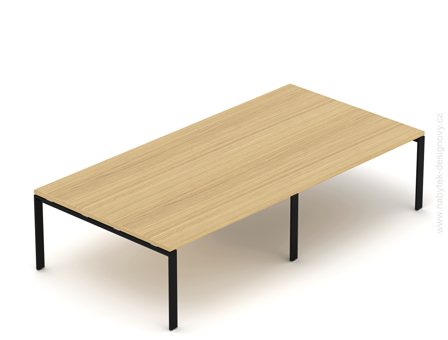 Konferenční stůl EPIC (více os.), 320cm, ocelová podnož U, (více modulový)