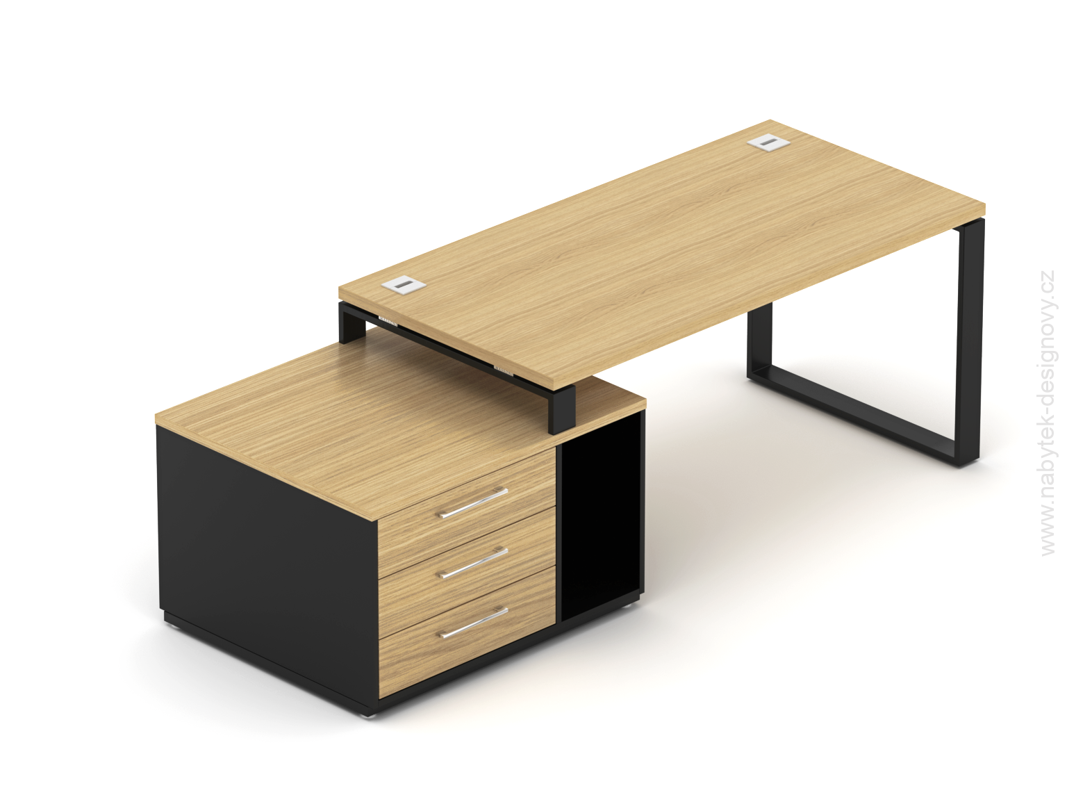 Kancelářská sestava EPIC Z4 O, délka stolu 180cm, volitelná varianta L/P