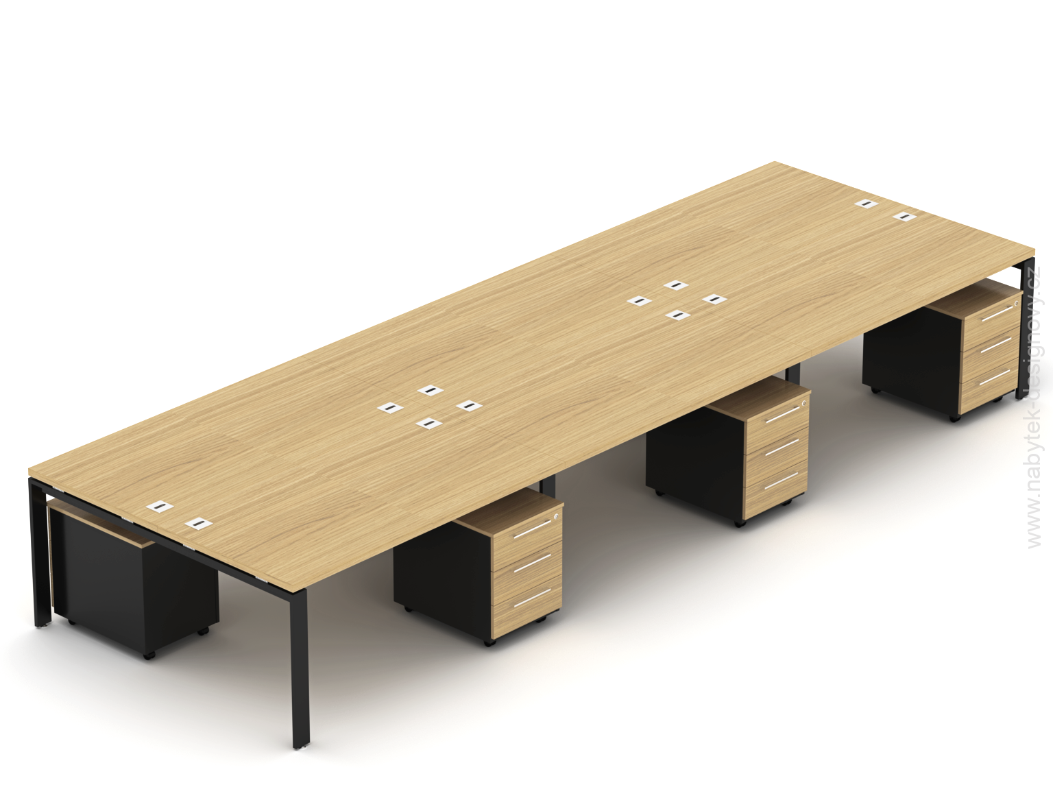 Kancelářská sestava EPIC Z40 U, volitelná délka stolu 420cm