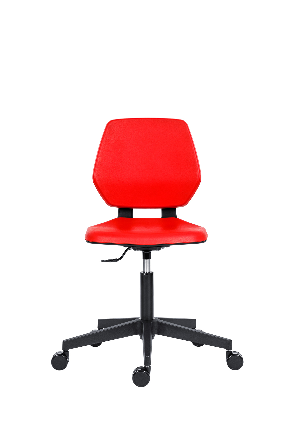 Kancelářská židle 1260 ALLOY RAM CERNY PU CERVENA B.PLAST KOL