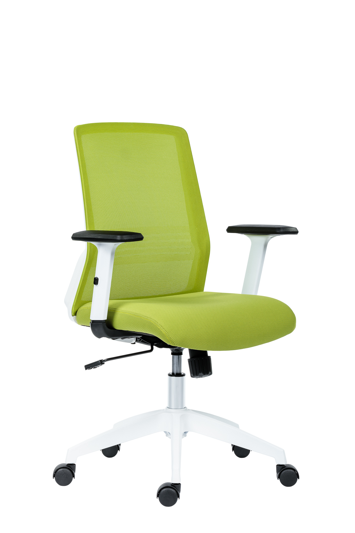 Kancelářská židle NOVELLO WHITE-GREEN