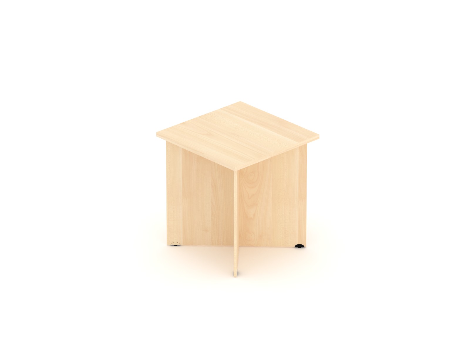 Konferenční stůl Komfort, dřevěná podnož, 70x70x76 cm - SKA34 12
