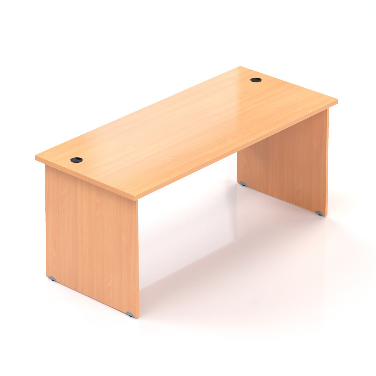 Kancelářský stůl Komfort, dřevěná podnož, 160x70x76 cm - BKA16 11