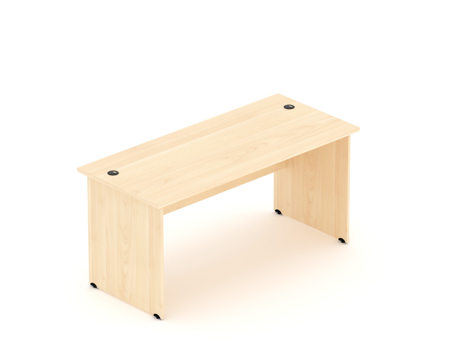 Kancelářský stůl Komfort, dřevěná podnož, 160x70x76 cm - BKA16 12