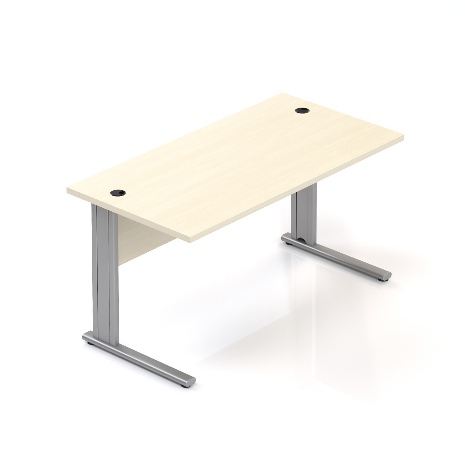 Kancelářský stůl Komfort, kovová podnož, 140x70x76 cm - BPR14 12