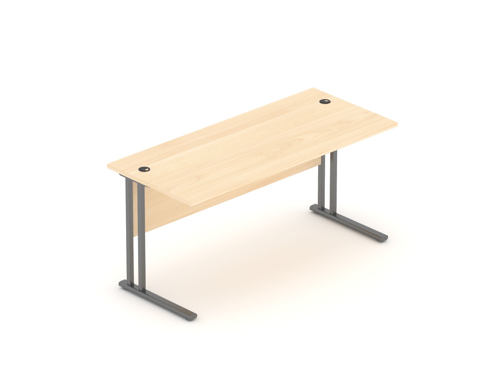 Kancelářský stůl Komfort, kovová podnož, 160x70x76cm - BPR16 12