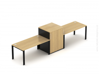 Kancelářská sestava EPIC Z17 U, volitelná délka stolů 160/180cm