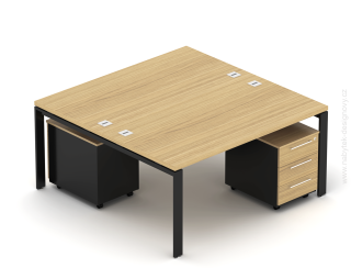 Kancelářská sestava EPIC Z27 U, volitelná délka stolu 120/140/160/180cm