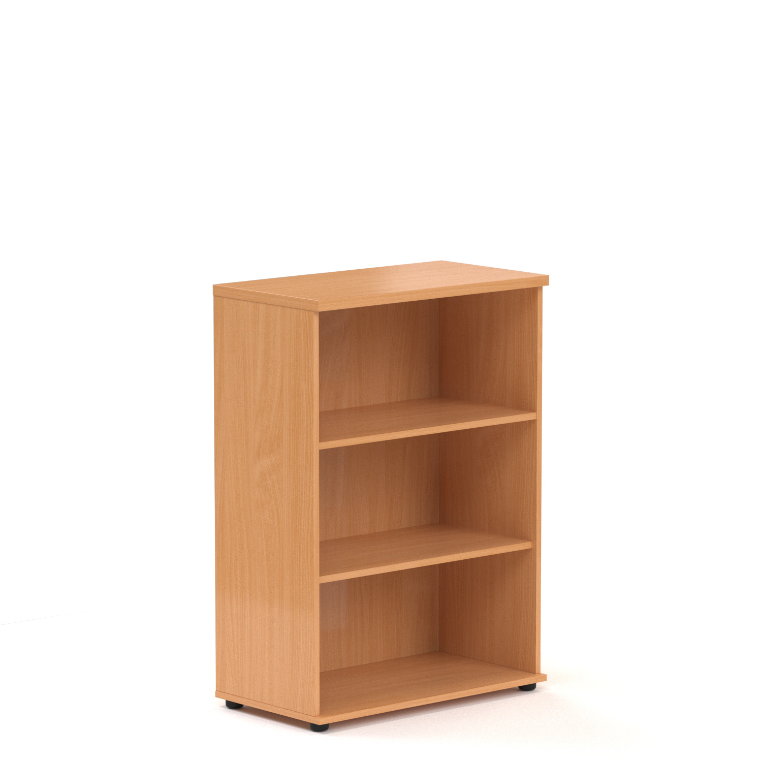NABYTEK-DESIGNOVY.CZ - S380 11 - Kancelářský regál Komfort, 80x38,5x113 cm, bez dveří , buk