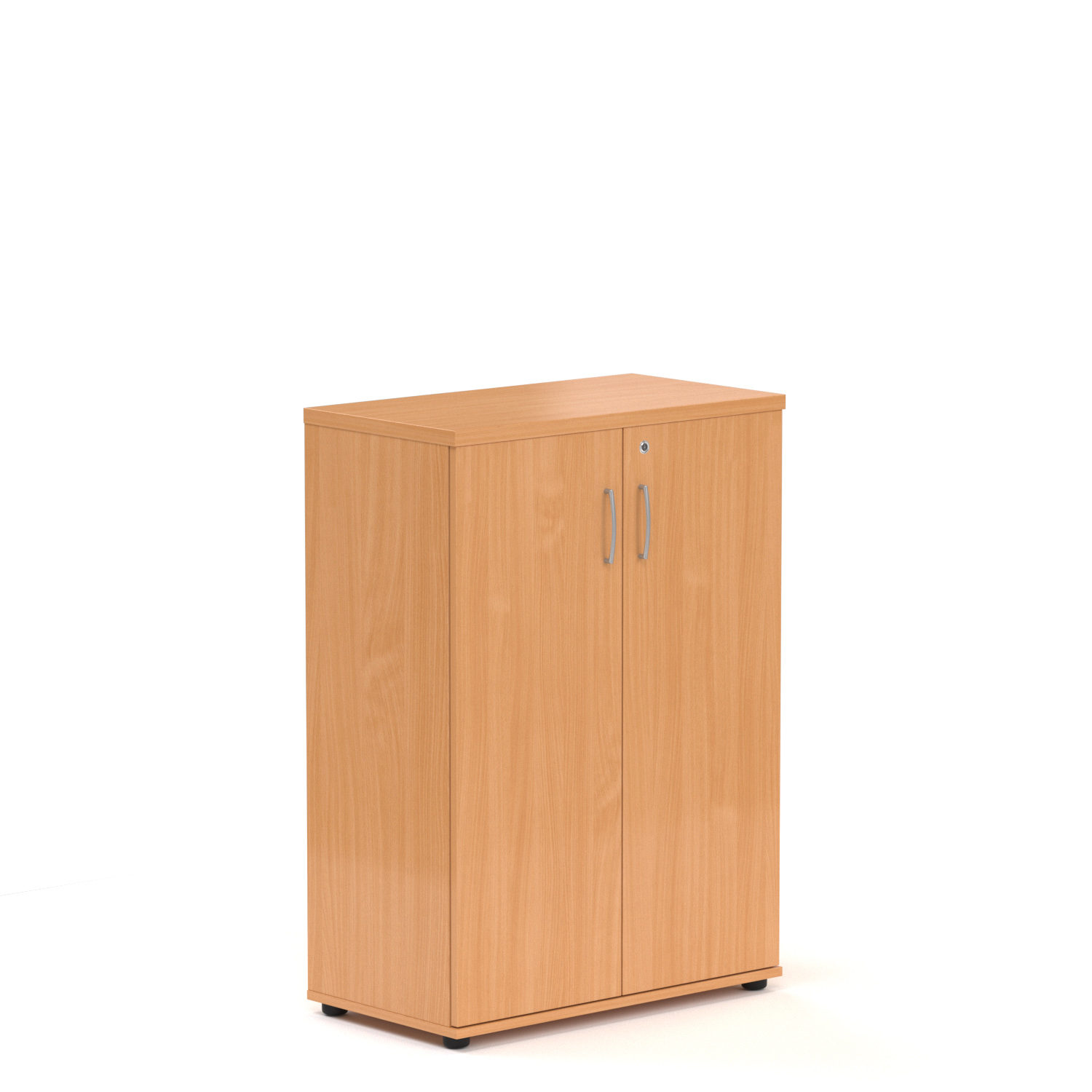 NABYTEK-DESIGNOVY.CZ - S383 11 - Kancelářská skříň Komfort, 80x38,5x113 cm, dveře 3/3 , buk