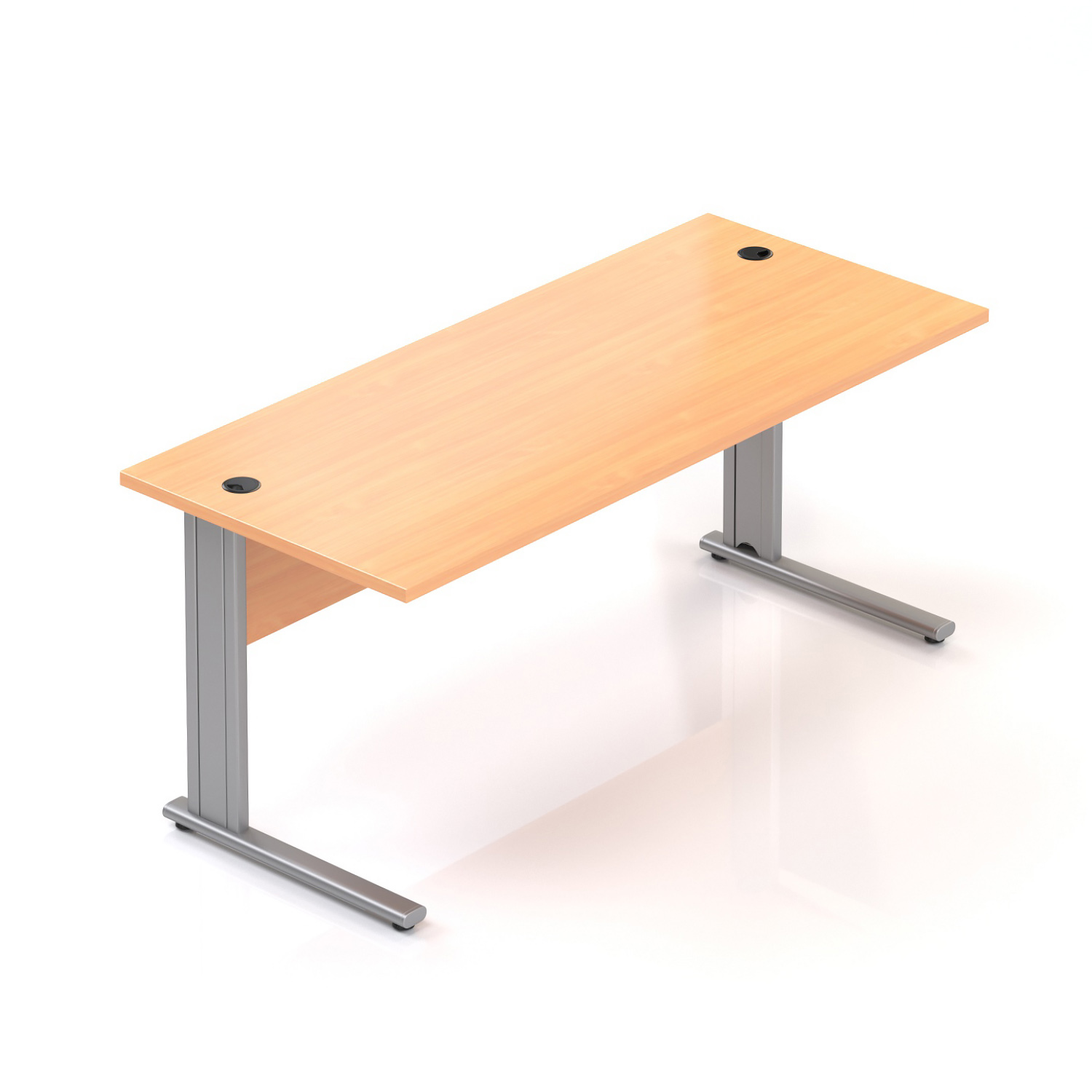 Kancelářský stůl Komfort, kovová podnož, 160x70x76cm BPR16 11