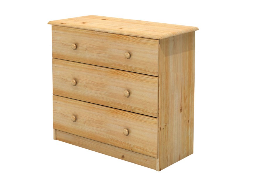 Komoda (3 zásuvky) velká, masiv borovice B029