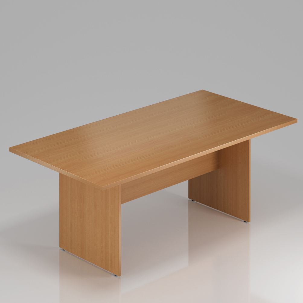 Konferenční stůl Komfort, dřevěná podnož, 140x70x76 cm - SKA24 11