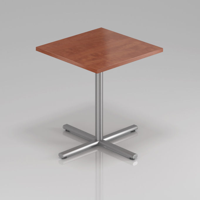 Konferenční stůl Komfort, kovová podnož, 70x70x76 cm - SPR34 03